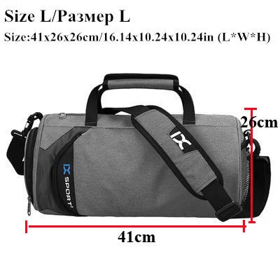 Xc-Multifunctional Gym Bag for Men and Women, Fitness Sports Backpack with Shoe Compartment for Travel and Yoga Training