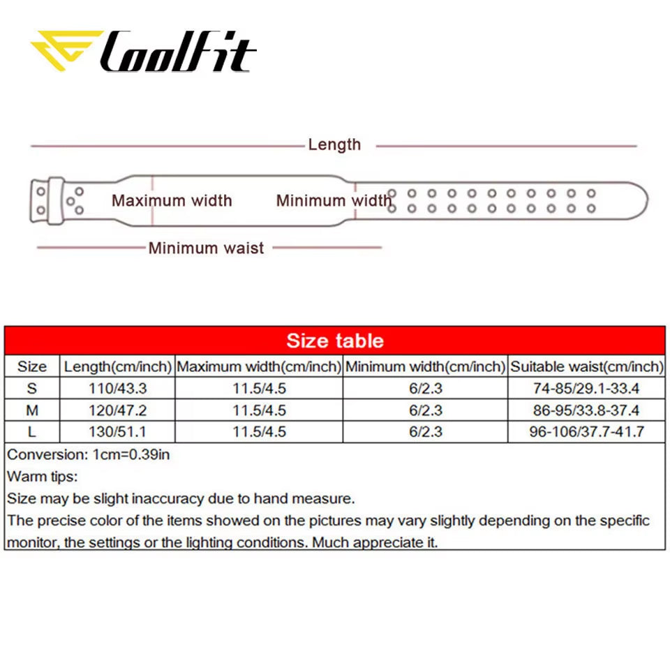 Coolfit-Cinturón Ancho De Levantamiento De Pesas Para Culturismo, Cinturones De Fitness, Mancuerna, Protector De Cintura Para Entrenamiento De Levantamiento De Pesas, Cinturón De Gimnasio Para Espalda, Nuevo