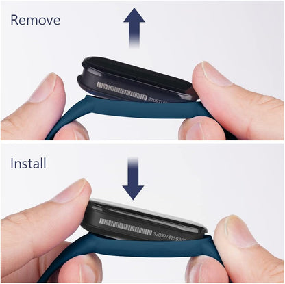 Ainiv Correa Mi Band, Correa Compatible Con Pulsera Xiaomi Mi Band 5/6 / 7/4 / 3, Suave Silicona Nailon Acero Inoxidable Correa De Repuesto, Resistente Al Sudor Pulseras De Repuesto