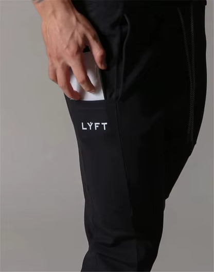 Pantalones Elásticos LYFT PIPING, Pantalones De Chándal Para Hombre, Pantalones Deportivos Para Correr, Pantalones Para Correr, Pantalones Para Hombre, Chándal, Gimnasio, Fitness, Culturismo, Pantalones Para Hombre