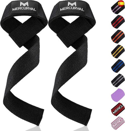 MERCURYAL Straps Gym - Straps Powerlifting - Complemento Para El Gimnasio -