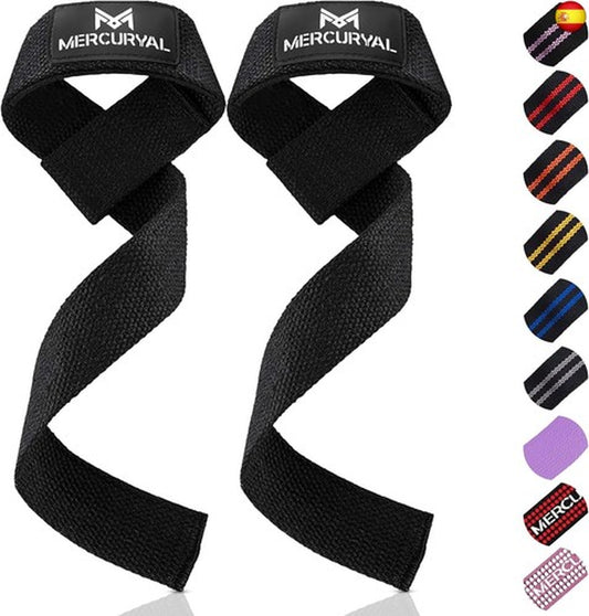 MERCURYAL Straps Gym - Straps Powerlifting - Complemento Para El Gimnasio -