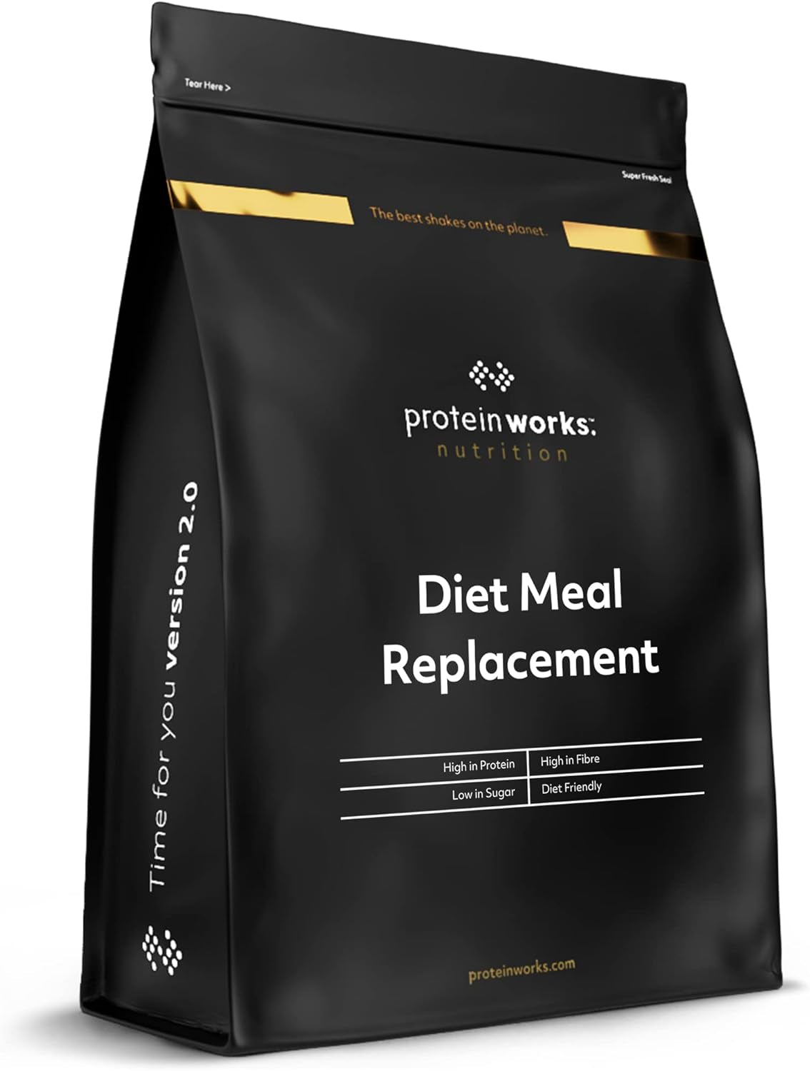 THE PROTEIN WORKS Sustituto De Comida Dietético, Rico En Nutrientes, Chocolate Suave, 500 G