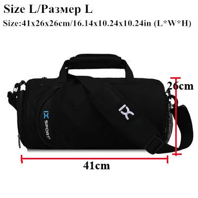Xc-Multifunctional Gym Bag for Men and Women, Fitness Sports Backpack with Shoe Compartment for Travel and Yoga Training
