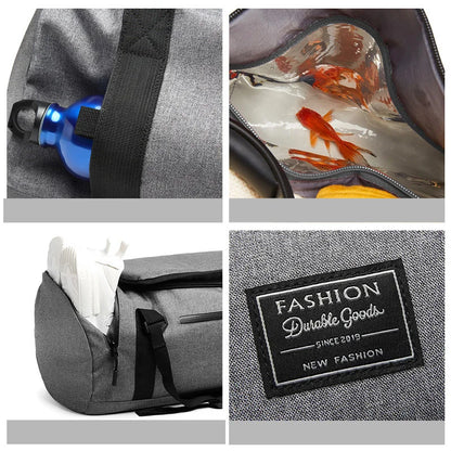 Xc-Multifunctional Gym Bag for Men and Women, Fitness Sports Backpack with Shoe Compartment for Travel and Yoga Training