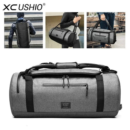 Xc-Multifunctional Gym Bag for Men and Women, Fitness Sports Backpack with Shoe Compartment for Travel and Yoga Training