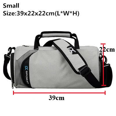 Xc-Multifunctional Gym Bag for Men and Women, Fitness Sports Backpack with Shoe Compartment for Travel and Yoga Training