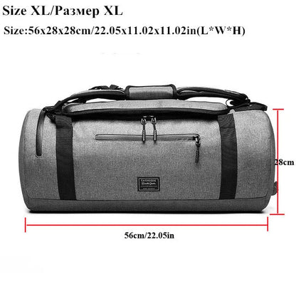 Xc-Multifunctional Gym Bag for Men and Women, Fitness Sports Backpack with Shoe Compartment for Travel and Yoga Training
