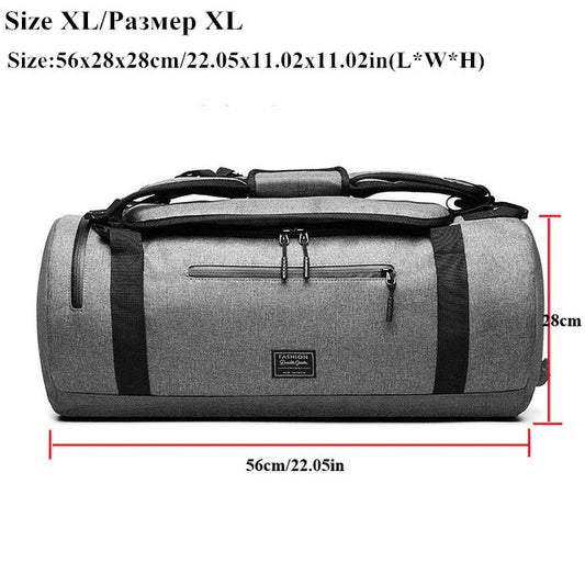 Xc-Multifunctional Gym Bag for Men and Women, Fitness Sports Backpack with Shoe Compartment for Travel and Yoga Training