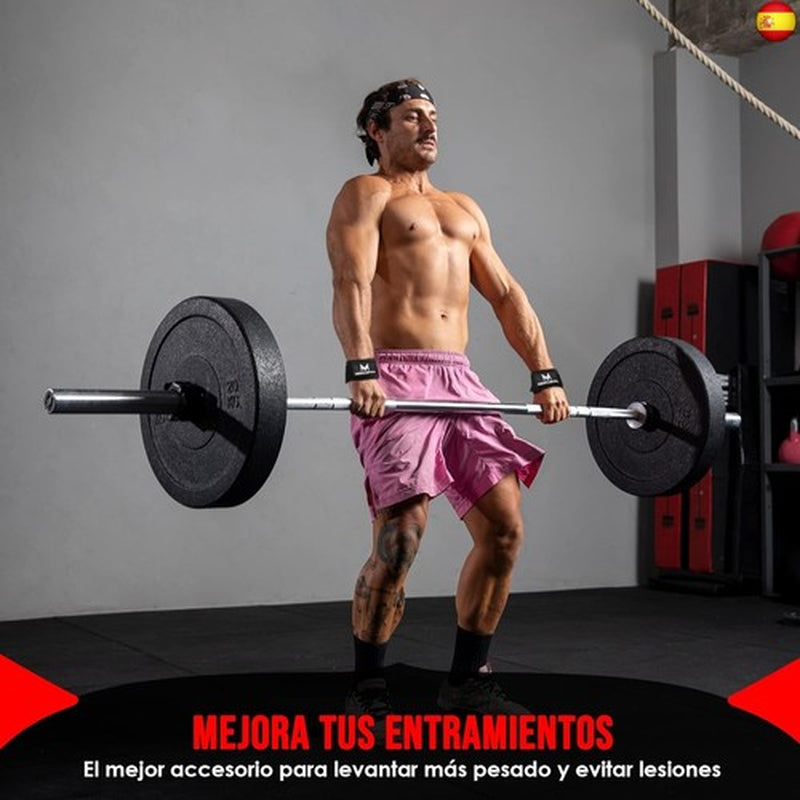 MERCURYAL Straps Gym - Straps Powerlifting - Complemento Para El Gimnasio -
