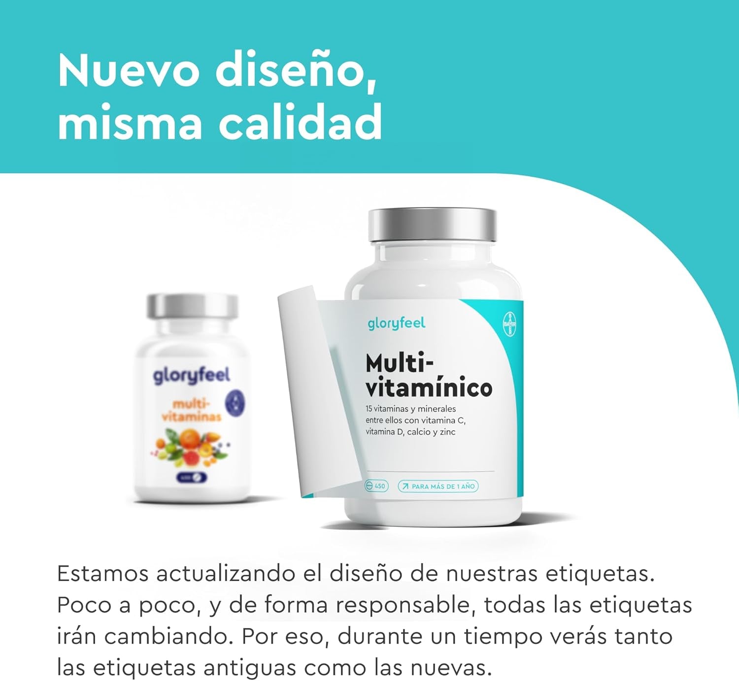 Multivitaminas Y Minerales - 450 Comprimidos (Suministro Para +1 Año) - Todas Las Vitaminas A,B,C,D3,E, Calcio, Zinc, Selenio – Multivitaminico Activo Completo Para Hombre Y Mujer