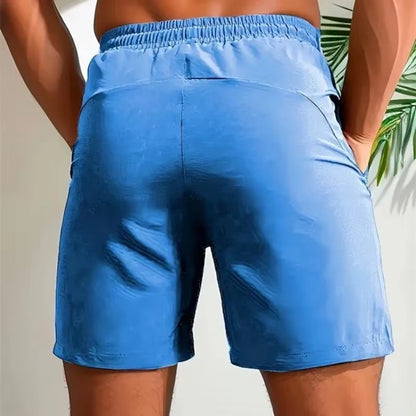 Summer Shorts Men Gym Sport Running Squat Fitness Workout Man Short Pants Breathable Quick-Drying Drawstring Mens Shorts
