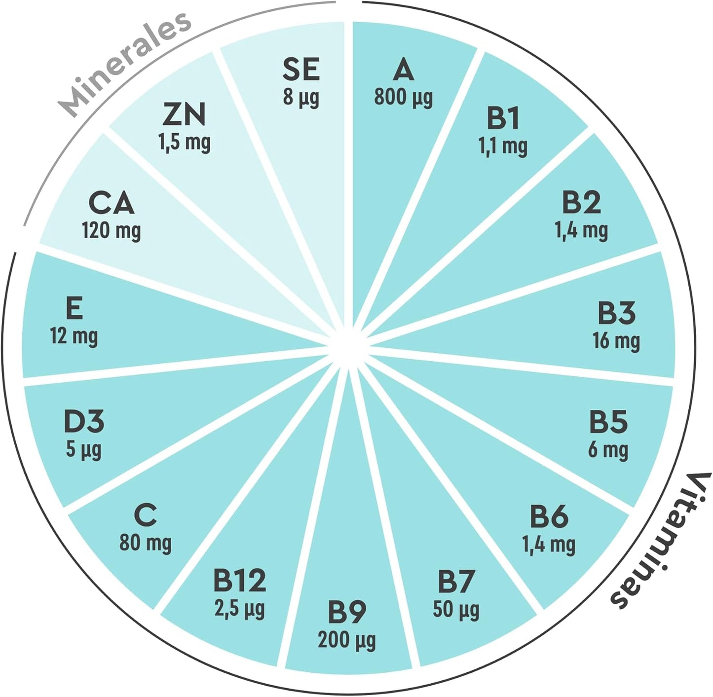 Multivitaminas Y Minerales - 450 Comprimidos (Suministro Para +1 Año) - Todas Las Vitaminas A,B,C,D3,E, Calcio, Zinc, Selenio – Multivitaminico Activo Completo Para Hombre Y Mujer