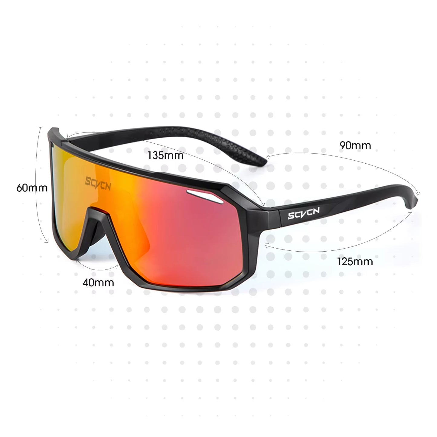 Men's and Women's UV400 Cycling Sunglasses for Outdoor Sports, Running, and Hiking