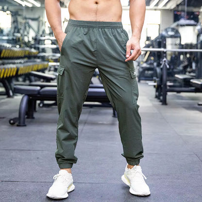 Pantalones Transpirables De Secado Rápido Para Hombre, Ropa Deportiva Para Escalada, Baloncesto, Entrenamiento, Trotar, Fitness, Gimnasio, Verano